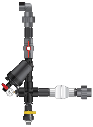 Dosatron Dilution Solutions Nutrient Delivery System Starter Kit - 1 1/2 in HYKSTART150