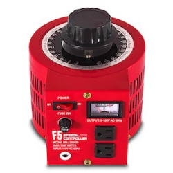20AMP F5 DUAL OUTLET VARIABLE VOLTAGE SPEED CONTROLLER 2000W 2KV