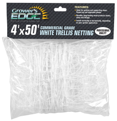 Grower's Edge Commercial Grade Trellis Netting 4 ft x 50 ft (25/Cs)
