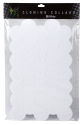 EZ-Clone Colored Cloning Collars - White
