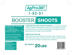 AgPro Shoots - 20 lb