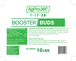 AgPro Booster Buds - 50 LB