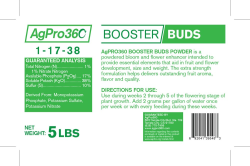 AgPro Booster Buds - 5 LB