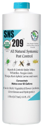 SNS 209 Systemic Pest Control Conc. Pint (10/Cs)