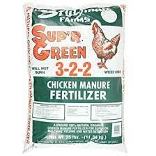 STUTZMAN SUP'R GREEN CHICKEN MANURE 25LB