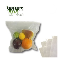 NatureVAC 11''x24'' Precut Vacuum Seal Bags All Clear - 50pack
