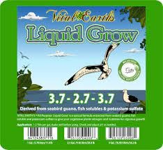 Vital Earth's OG Liquid Grow 4-3-4, 5gal (48/pallet)