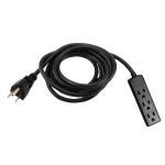 Power All 120 Volt 12 ft Extension Cord w/ 3 Outlet Power Strip - 14 Gauge