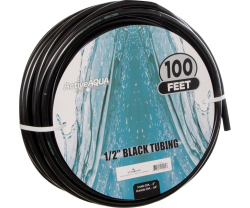 HydroFarm Black Tubing 1/2'', 100FT