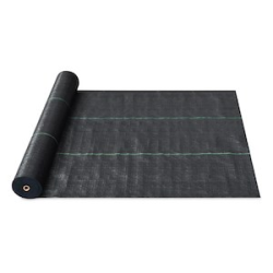 6 x 300  Black Landscape Ground Cover Weed Mat Barrier