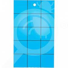 CatchMaster Blue Sticky Card Pest Monitors; 3'x5', Double-Sided 72 pack 