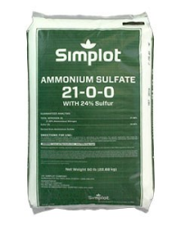 Simplot Ammonium Sulfate (21-0-0), 50lbs