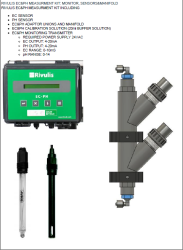 Rivulis EC & PH Measurement Kit Monitor Sensor & Manifold