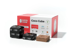 Kaya Coir 6"x6"x4" coco cube fabric 48/case