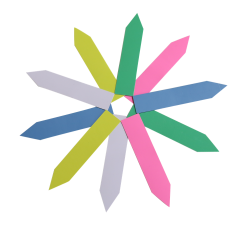 Plant Stake Rainbow 100/pk (Sold in Pack of 10 ONLY)