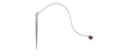 Rivulis 0.29 GPH 30" Low Pressure Supertif Side outlet SnapPeg assembly brown/LT grey